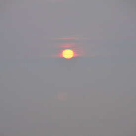 Sunrise over the ocean at Truro, MA